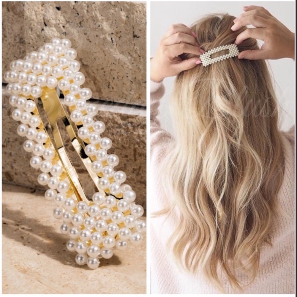 ❤️ NWT Hair Pins/ clips pearls - Picture 3 of 3